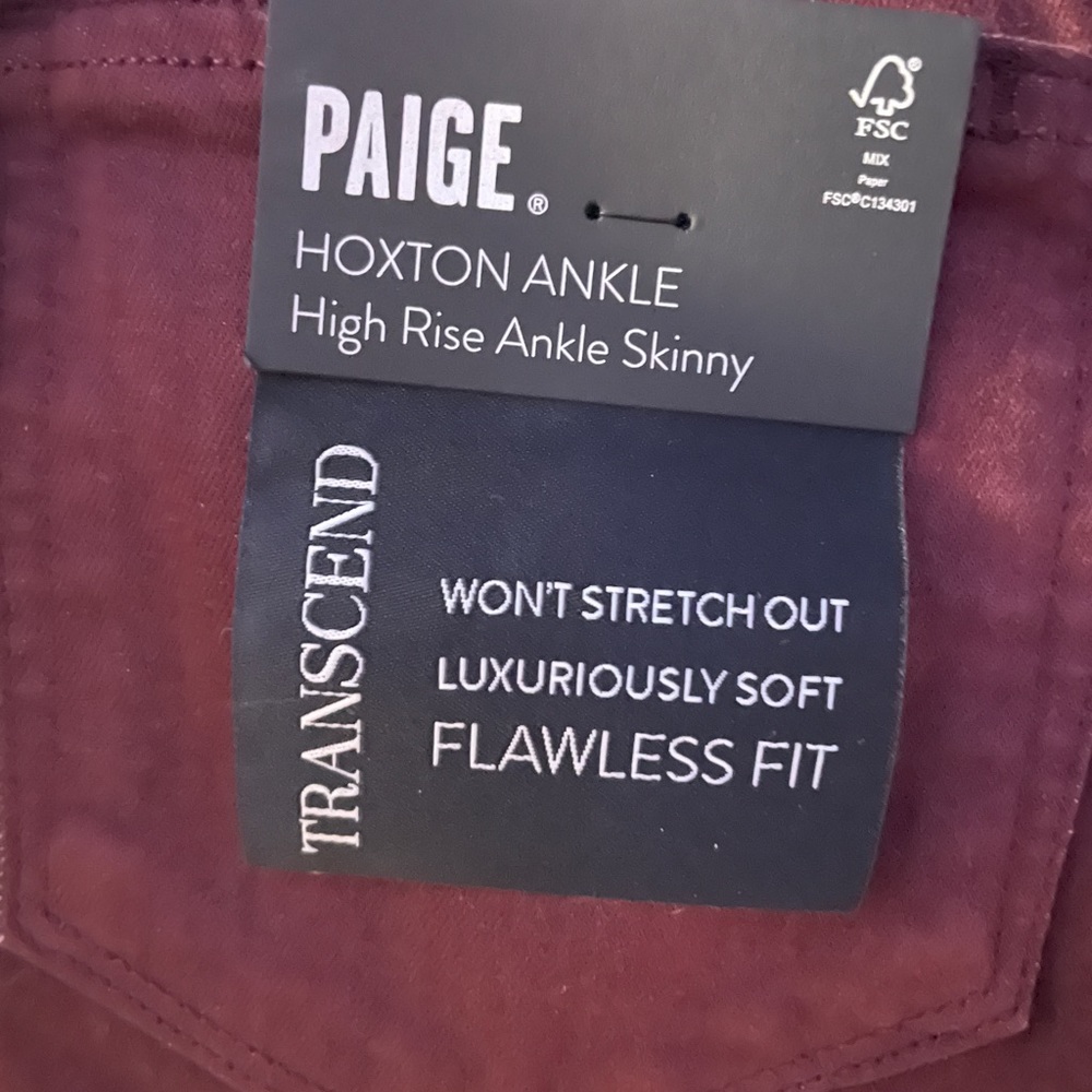 PAIGE Women's Hoxton Ankle Jeans - Picture 2 of 5
